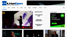 What Urbangeekz.com website looked like in 2022 (2 years ago)