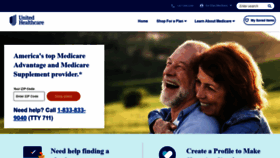 What Uhcmedicaresolutions.com website looked like in 2022 (2 years ago)