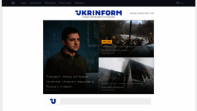 What Ukrinform.net website looked like in 2022 (2 years ago)