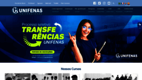 What Unifenas.br website looked like in 2022 (2 years ago)