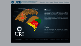What Uri.br website looked like in 2022 (2 years ago)
