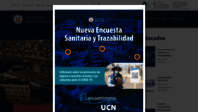 What Ucn.cl website looked like in 2022 (2 years ago)