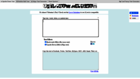 What Upsidedowntext.com website looked like in 2022 (2 years ago)