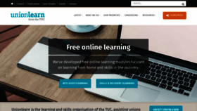What Unionlearn.org.uk website looked like in 2022 (2 years ago)