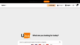 What Ubuy.sn website looked like in 2022 (2 years ago)