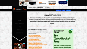 What Unlock-free.com website looked like in 2022 (2 years ago)