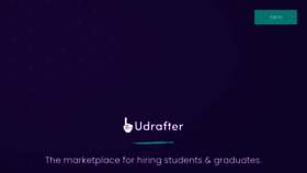What Udrafter.com website looked like in 2022 (2 years ago)