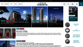 What Urbantoronto.ca website looked like in 2022 (2 years ago)