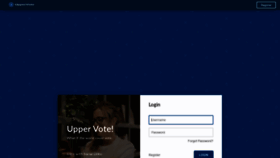 What Uppervote.com website looked like in 2022 (2 years ago)