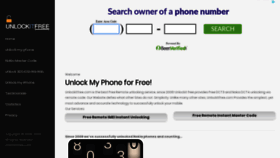 What Unlockitfree.com website looked like in 2022 (2 years ago)