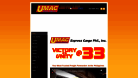 What Umaccargo.net website looked like in 2022 (2 years ago)