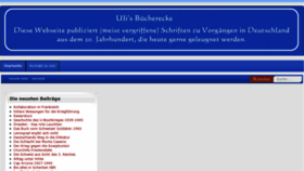 What Ulis-buecherecke.ch website looked like in 2022 (2 years ago)