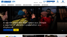 What Unhcr.org website looked like in 2022 (2 years ago)