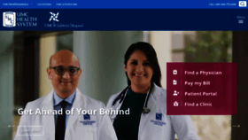 What Umchealthsystem.com website looked like in 2022 (2 years ago)