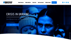 What Ujafedny.org website looked like in 2022 (2 years ago)