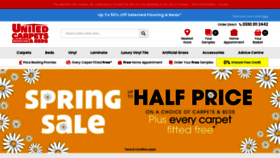 What Unitedcarpetsandbeds.com website looked like in 2022 (3 years ago)