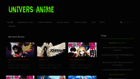 What Universanimes.co website looked like in 2022 (2 years ago)