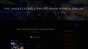 What Undefeatableswordsman.com website looked like in 2022 (2 years ago)