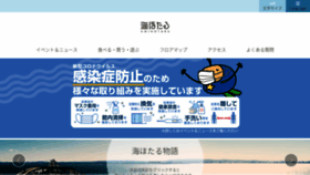 What Umihotaru.com website looked like in 2022 (1 year ago)