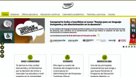 What Unadmexico.mx website looked like in 2022 (1 year ago)