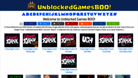 What Unblockedgamesboo.com website looked like in 2022 (2 years ago)