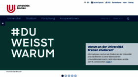 What Uni-bremen.de website looked like in 2022 (4 years ago)