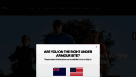 What Underarmour.co.nz website looked like in 2022 (1 year ago)