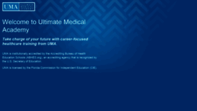What Umaenroll.com website looked like in 2022 (1 year ago)