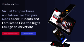 What University-tour.com website looked like in 2022 (1 year ago)