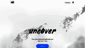What Unc0ver.vip website looked like in 2022 (3 years ago)