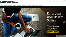 What Uab.edu website looked like in 2022 (1 year ago)