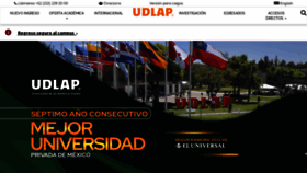 What Udlap.mx website looked like in 2022 (1 year ago)