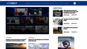 What Uzdaily.uz website looked like in 2022 (1 year ago)