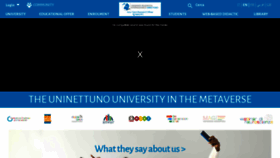 What Uninettunouniversity.net website looked like in 2022 (3 years ago)