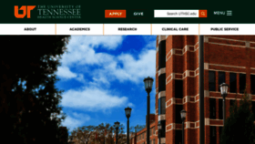 What Uthsc.edu website looked like in 2022 (1 year ago)