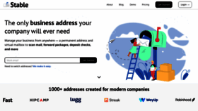 What Usestable.com website looked like in 2022 (1 year ago)