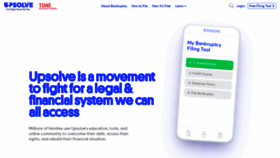 What Upsolve.org website looked like in 2022 (1 year ago)