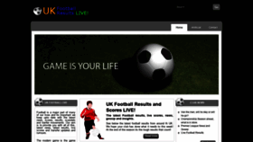 What Uklivefootballresults.co.uk website looked like in 2022 (1 year ago)