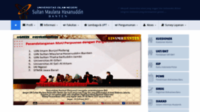 What Uinbanten.ac.id website looked like in 2022 (1 year ago)
