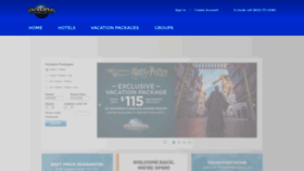 What Universalorlandovacations.com website looked like in 2022 (1 year ago)