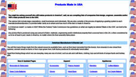 What Usamadeproducts.biz website looked like in 2022 (1 year ago)