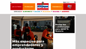 What Ultimasnoticias.ec website looked like in 2022 (1 year ago)