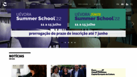 What Uevora.pt website looked like in 2022 (1 year ago)