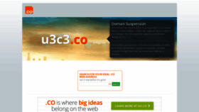 What U3c3.co website looked like in 2022 (1 year ago)