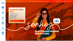 What Uscs.edu.br website looked like in 2022 (3 years ago)
