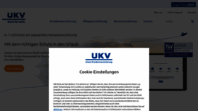 What Ukv.de website looked like in 2022 (1 year ago)