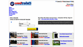 What Usedtrailers.com.au website looked like in 2022 (1 year ago)
