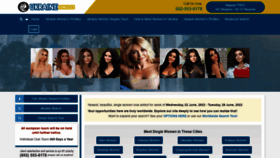 What Ukrainesingles.com website looked like in 2022 (1 year ago)