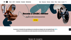 What Usgbc.org website looked like in 2022 (1 year ago)