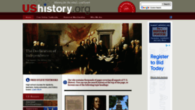 What Ushistory.org website looked like in 2022 (1 year ago)